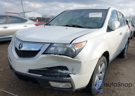 2011 Acura Mdx Technology Package from USA, damaged, VIN 2HNYD2H46BH500831